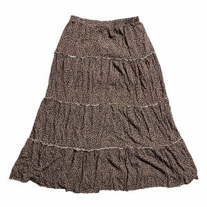 Ultra Flirt Leopard Print Maxi Skirt